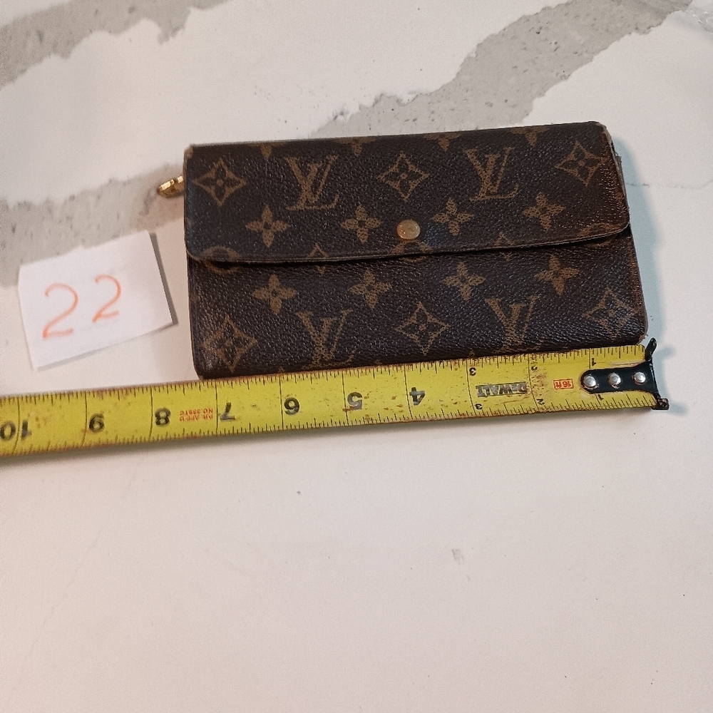 Auth Louis Vuitton Monogram Pochette Porte Monnaie Credit Wallet - Picture 13 of 14